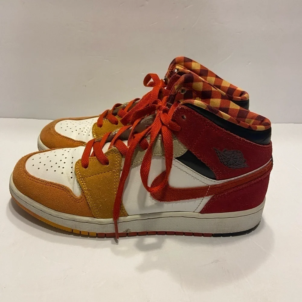 Air Jordan 1 Mid SE Picnic (GS) Youth shoes DX2460-601 sz 6Y